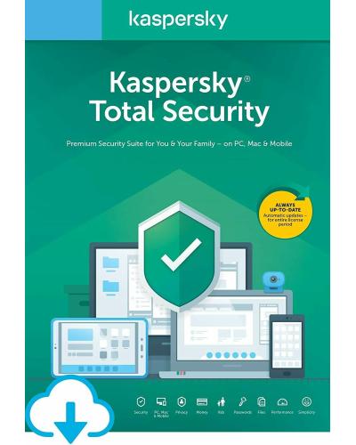 Kaspersky Total Security 5 user For 1 year