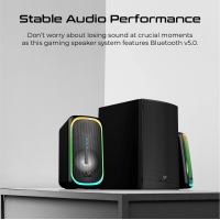 VERTUX SonicThunder-50 50W Surround Sound Gaming Speaker