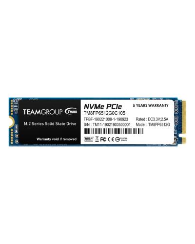 Team Group MP33 M.2 2280 512GB PCIe 3.0 x4 with NVMe 1.3 3D NAND Internal Solid State Drive (SSD)