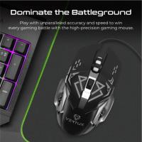VERTUX DRAGO Precision Tracking Ergonomic Gaming Mouse (grey)