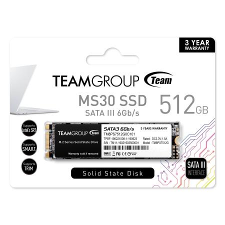 MS30 M.2 2280 512GB SATA III TLC Internal Solid State Drive