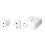 PROMATE PowerCore-60 Multi-Regional USB-C Wall Adapter with 60Watt Power Delivery and Quick Charge 3.0
