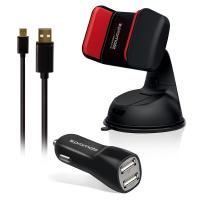 PROMATE CarKit-HM 3-in-1 Micro-USB Car Charging Kit