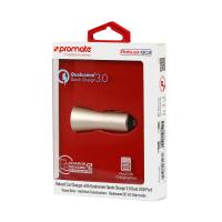 Promate Robust-QC3 Car Charger With Qualcomm Quick Charge 3.0 and Dual USB Port