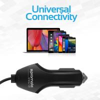 Promate Trinix-2 Car Charger With QC3.0 Port and 1 Meter Type-C cable