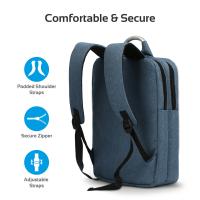 PROMATE NOVA-BP Urban Minimalist 15.5 Multi Function Backpack with Top Handle (blue)