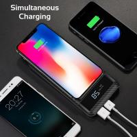 Promate AuraPack-10 10000mAh Qi Wireless Charging Power Bank with Lightning and Micro-USB Input