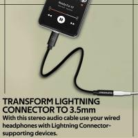 PROMATE AUXLINK-I Dynamic Stereo Apple Lightning 3,5mm AUX Connector