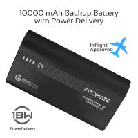 PROMATE PowerTank-10 10000mAh Ultra Fast Charging Power Bank