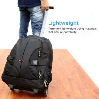 PROMATE Rover-TR Versatile All-Terrain Trolley Bag with Adjustable Handle for Laptops up to 15.6”