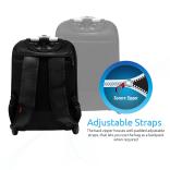 PROMATE bizPak-TR High Volume Heavy Duty Trolley Bag for Laptops up to 15.6” with Multiple Storage