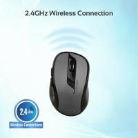 PROMATE Clix-7 Ergonomic 2.4GHz Wireless Mouse Black
