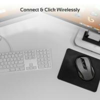 PROMATE Clix-7 Ergonomic 2.4GHz Wireless Mouse Black