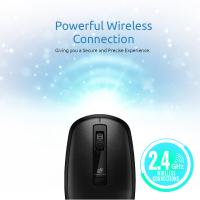 PROMATE Clix-3 Ergonomic Wireless Optical Mouse with Precision Scrolling