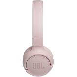 JBL TUNE 500BT in Pink– Over Ear Bluetooth Wireless Headphones with Pure Bass Sound – Headset with Built-In Remote / Microphone