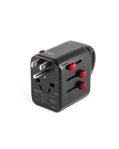 TripMate-PD18 Travel Adapter with Re-settable Fuse & 30 Watt Output. Qualcomm 3.0 USB Type-C™ 18W Power Delivery Port