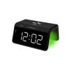 Promate TimeBridge-Qi Multi-Function LED Alarm Clock with 10W Wireless Charger