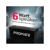 Promate OUTBEAT 6W High Fidelity Rugged Wireless Speaker (BLACK)