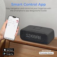 Promate Wireless Speaker with Alarm Clock • Universal Wireless Charger (Evoke)