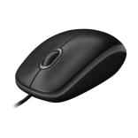 Logitech B100 Corded Mouse – Wired USB Mouse for Computers and laptops, for Right or Left Hand Use