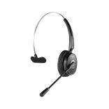 Promate Promate Wireless Mono Headset, Premium Bluetooth Headphone with Noise Cancelling Mic, HD Voice, Built-in Controls and Adjustable Fit Headband for Skype, Stage Speaker, Teaching, (Engage)