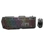 Vertux Ergonomic Gaming Keyboard & Mouse With Programmable Macro Keys (Vendetta)