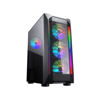 Cougar MX410-G RGB Powerful Airflow and Compact Mid-Tower Case with Tempered Glass