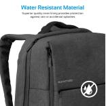 PROMATE CityPack-BP Canvas Styled Durable Backpack with Multiple Pockets for Laptops up to 15.6”