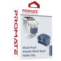 Promate AirHitch Shock Proof Airpods Watch Band Holder Clip ( NAVY )