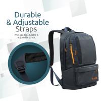 Promate Lightweight Backpack for Laptops up to 15.6” with Multiple Pocket Options (Drake) blue