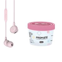 PROMATE ICE Vibrant Audio Enhanced In Ear Wired Earphones ( PINK )