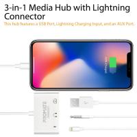 PROMATE MediaBridge-i 3-in-1 Media Hub with Lightning Connector