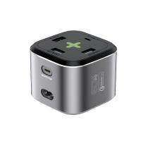 PROMATE PowerCube-PD80 80W Quick Charging Multi-Port Charging Station ( GREY )