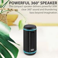 PROMATE Silox-Pro 30W High Definition TWS Speaker with LED Light Show