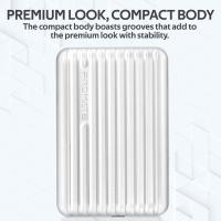 PROMATE Titan-10C Ultra-Compact Rugged Power Bank with USB-C Input & Output ( WHITE )