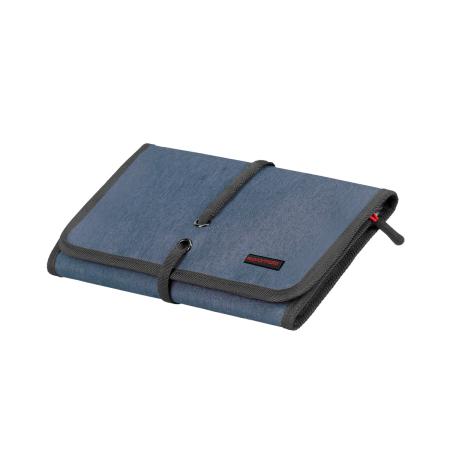 PROMATE TRAVELPACK-L Multi-Purpose Travel Electronic Accessory Organizer Pouch ( BLUE )