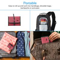 PROMATE TravelPack-S Multi-Purpose Travel Electronic Accessory Organizer Pouch RED
