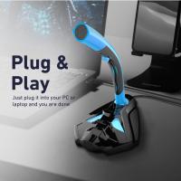 PROMATE TWEETER-4 Universal Digital 3.5mm Desktop Gaming Microphone ( BLUE )