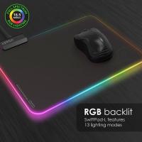 VERTUX SwiftPad-L RGB LED Gaming Mouse Pad