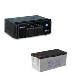 Microtek UPS SEBz 1250/12V inverter + LPG SERIES-GEL BATTERY 12V-200AH
