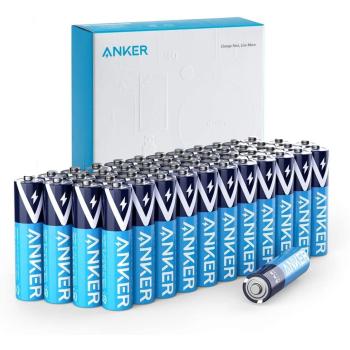 ANKER Alkaline AAA Batteries - 48 Pack