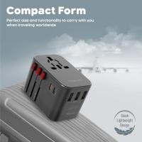 promate TripMate-33W ( Smart Charging Surge Protected Universal Travel Adapter )