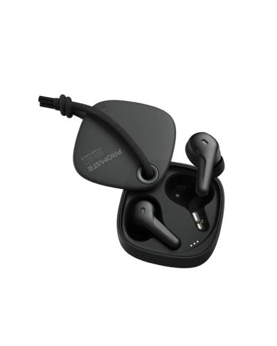 promate FREEPODS-3 BLACK ( High Definition ENC Earphones With IntelliTouch )