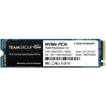 TEAMGROUP M.2-2280 PCI Gen3x4 256GB SSD