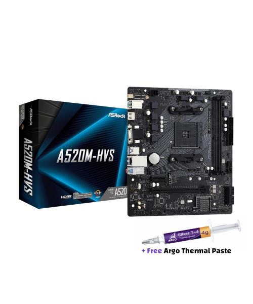 ASRock ( A520M-HVS AMD Socket AM4 Motherboard )
