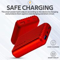 PROMATE Titan-10C Ultra-Compact Rugged Power Bank with USB-C Input & Output 