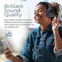 PROMATE NOVA Balanced Hi-Fi Stereo Wireless Headphones Blue