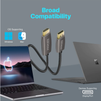 promate 4K@60Hz High-Definition DisplayPort to HDMI Cable
