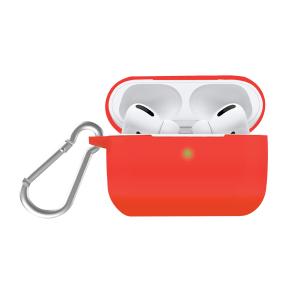 Promate Scratch & Drop Resistant Silicon Case for AirPods Pro (Silicase-Pro) RED