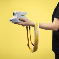 Polaroid Camera Strap Flat - Yellow stripe